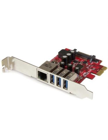 StarTech.com PEXUSB3S3GE card de rețea Intern Ethernet 5000 Mbit s - Tik.ro
