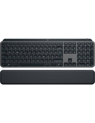 Logitech MX Keys S tastaturi RF Wireless + Bluetooth QWERTZ Germană Grafit - Tik.ro