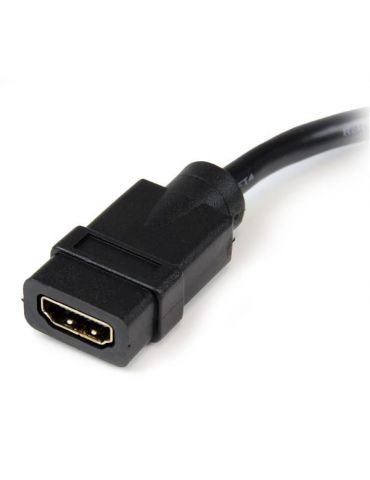 StarTech.com HDDVIFM8IN adaptor pentru cabluri video 0,203 m HDMI Tip A (Standard) DVI-D Negru