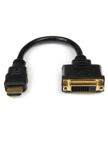 StarTech.com HDDVIMF8IN adaptor pentru cabluri video 0,2 m HDMI DVI-D Negru - Tik.ro