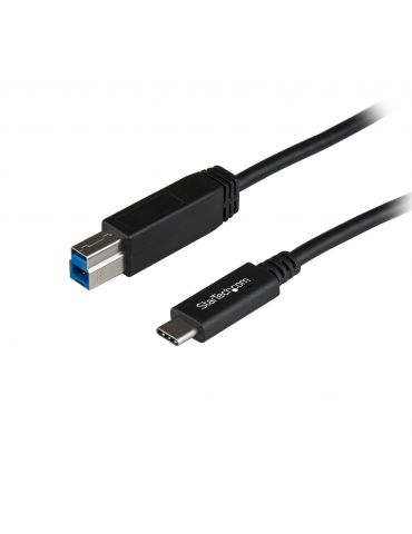 StarTech.com USB31CB1M cabluri USB 1 m USB 3.2 Gen 2 (3.1 Gen 2) USB C USB B Negru - Tik.ro