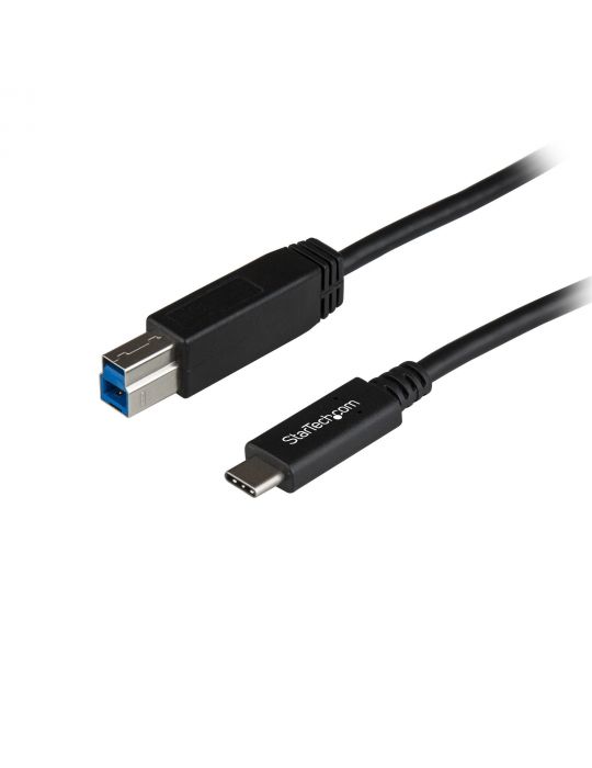 StarTech.com USB31CB1M cabluri USB 1 m USB 3.2 Gen 2 (3.1 Gen 2) USB C USB B Negru