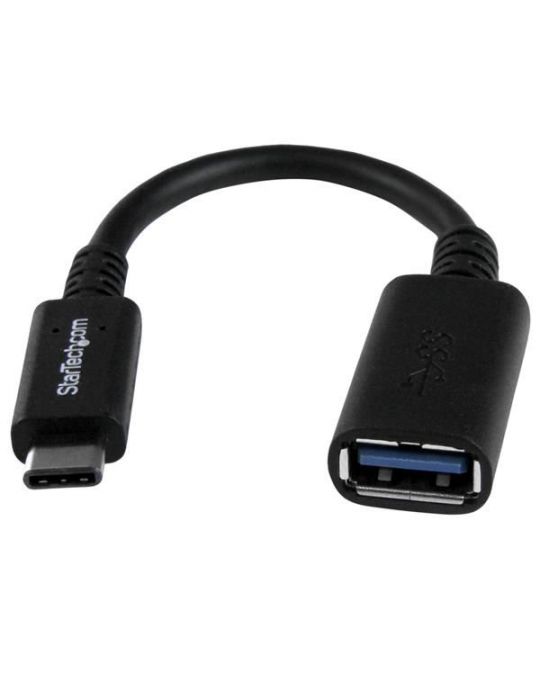 StarTech.com USB31CAADP cabluri USB 0,15 m USB 3.2 Gen 1 (3.1 Gen 1) USB C USB A Negru