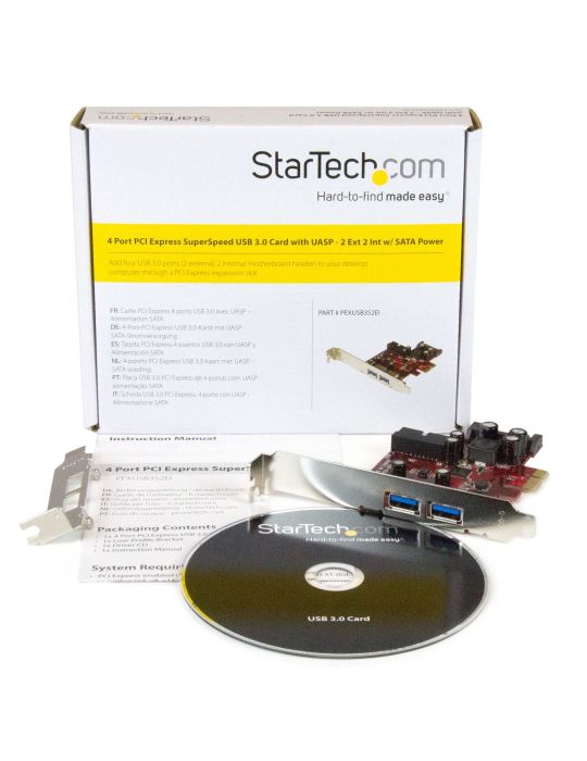 StarTech.com PEXUSB3S2EI plăci adaptoare de interfață Intern SATA, USB 3.2 Gen 1 (3.1 Gen 1)