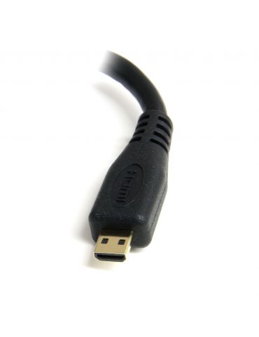 StarTech.com HDADFM5IN cablu HDMI 0,127 m HDMI Tip A (Standard) HDMI Tip D (Micro) Negru