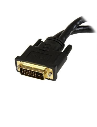 StarTech.com DVI92030202L adaptor pentru cabluri video 0,203 m DVI-I DVI-D + VGA (D-Sub) Negru