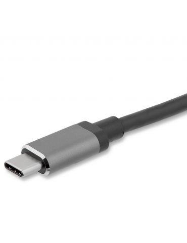 StarTech.com CDP2HDVGA adaptor grafic USB 3840 x 2160 Pixel Negru