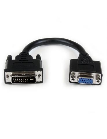 StarTech.com DVIVGAMF8IN adaptor pentru cabluri video 0,203 m DVI-I VGA Negru - Tik.ro