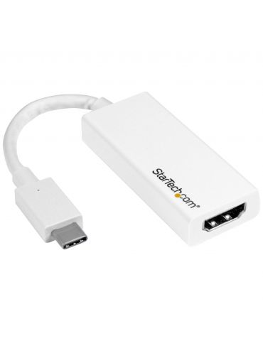 StarTech.com CDP2HD4K60W adaptor grafic USB 3840 x 2160 Pixel Alb