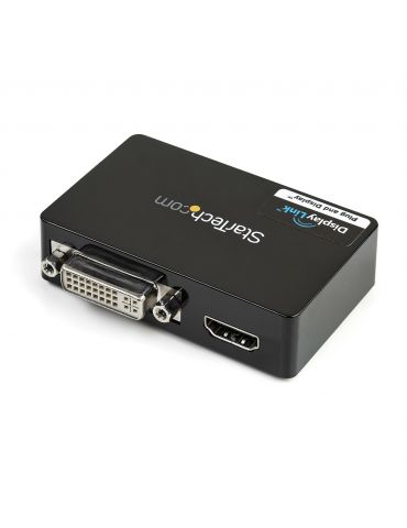 StarTech.com USB32HDDVII adaptor grafic USB 2048 x 1152 Pixel Negru