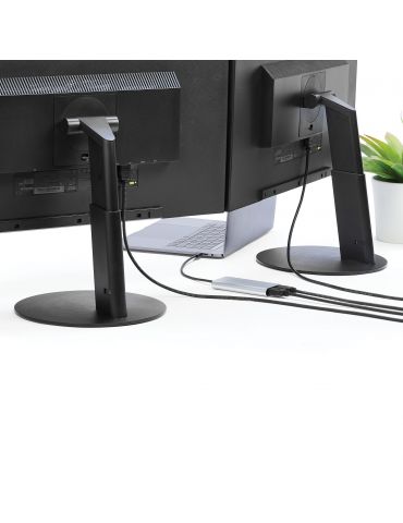 StarTech.com TB32HD24K60 adaptor grafic USB 4096 x 2160 Pixel Argint
