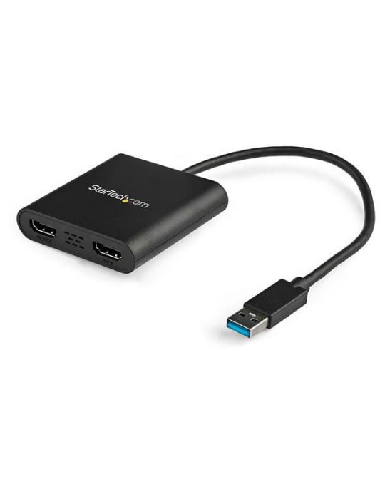 StarTech.com USB32HD2 adaptor grafic USB 3840 x 2160 Pixel Negru