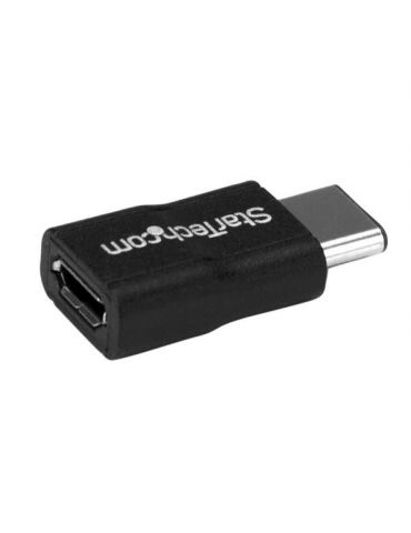 StarTech.com USB2CUBADP adaptor mufă cablu USB 2.0 Type-C USB 2.0 Micro-B Negru