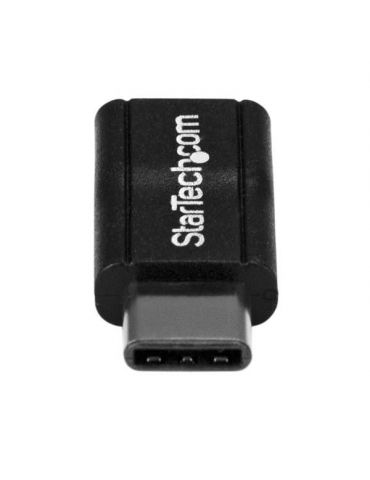 StarTech.com USB2CUBADP adaptor mufă cablu USB 2.0 Type-C USB 2.0 Micro-B Negru