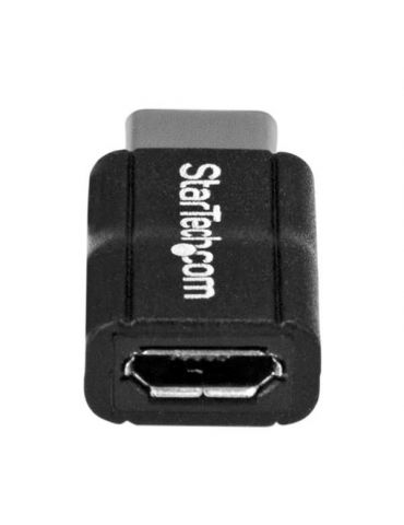StarTech.com USB2CUBADP adaptor mufă cablu USB 2.0 Type-C USB 2.0 Micro-B Negru