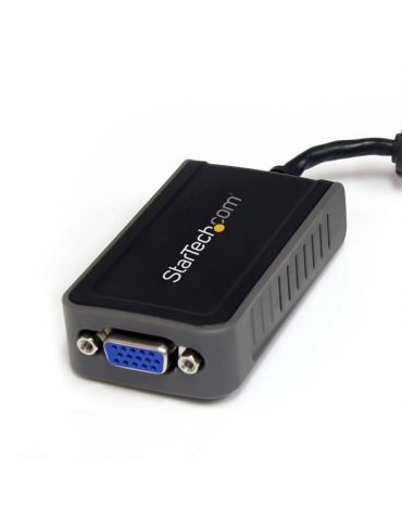 StarTech.com USB2VGAE2 adaptor grafic USB 1600 x 1200 Pixel Negru