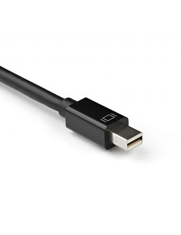 StarTech.com MDP2VGAHD20 adaptor pentru cabluri video Mini DisplayPort HDMI + VGA (D-Sub) Negru