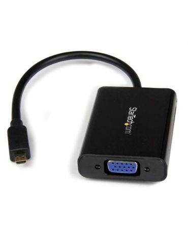 StarTech.com MCHD2VGAA2 adaptor pentru cabluri video Negru - Tik.ro