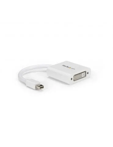StarTech.com MDP2DVIW adaptor pentru cabluri video 0,12 m Mini-DisplayPort DVI-I Alb - Tik.ro