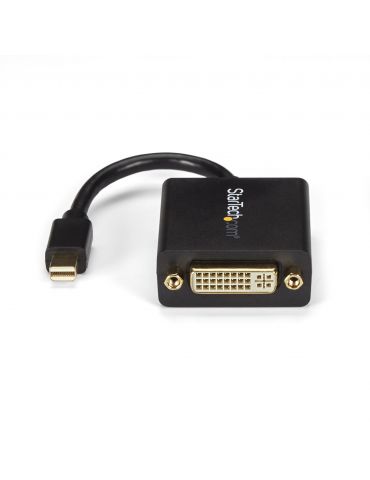 StarTech.com MDP2DVI adaptor pentru cabluri video 0,13 m Mini DisplayPort DVI-I Negru