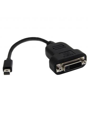 StarTech.com MDP2DVIS adaptor pentru cabluri video 0,12 m Mini DisplayPort DVI-D Negru - Tik.ro