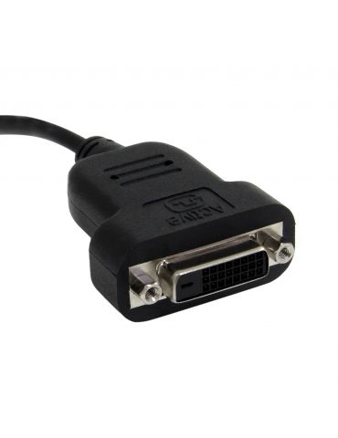 StarTech.com MDP2DVIS adaptor pentru cabluri video 0,12 m Mini DisplayPort DVI-D Negru