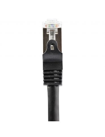 StarTech.com N6SPAT1MBK cabluri de rețea Negru 1 m Cat6 SF UTP (S-FTP)