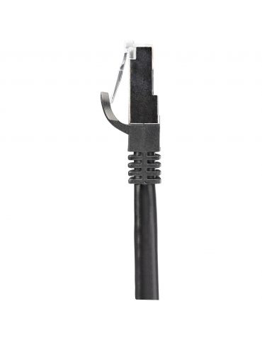 StarTech.com N6SPAT1MBK cabluri de rețea Negru 1 m Cat6 SF UTP (S-FTP)
