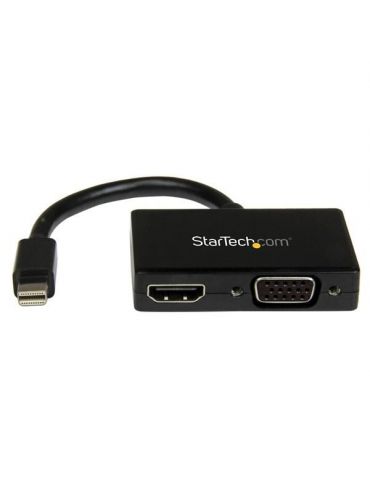 StarTech.com MDP2HDVGA adaptor pentru cabluri video 0,15 m Negru - Tik.ro