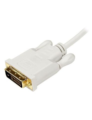 StarTech.com MDP2DVIMM6W adaptor pentru cabluri video 1,8 m mini DisplayPort DVI-D Alb