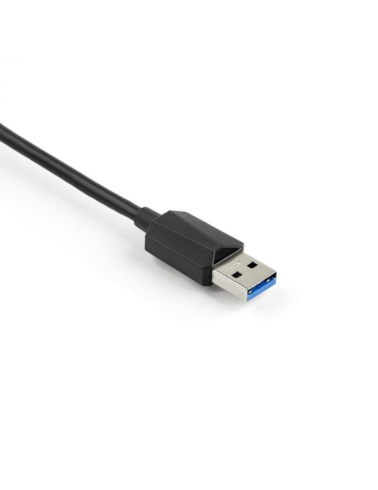 StarTech.com USB32HDVGA adaptor grafic USB 3840 x 2160 Pixel Negru, Argint