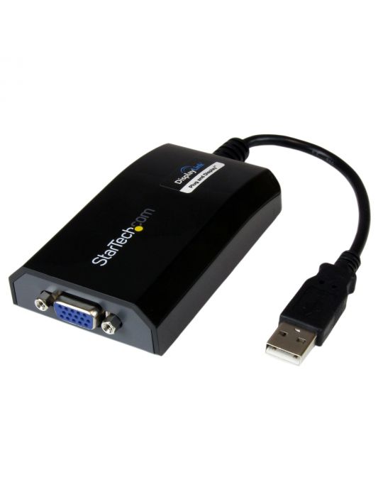 StarTech.com USB2VGAPRO2 adaptor grafic USB 1920 x 1200 Pixel Negru