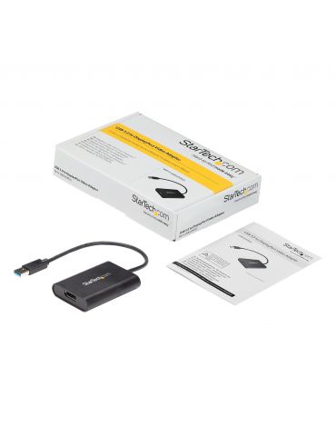 StarTech.com USB32DPES2 adaptor grafic USB 3840 x 2160 Pixel Negru