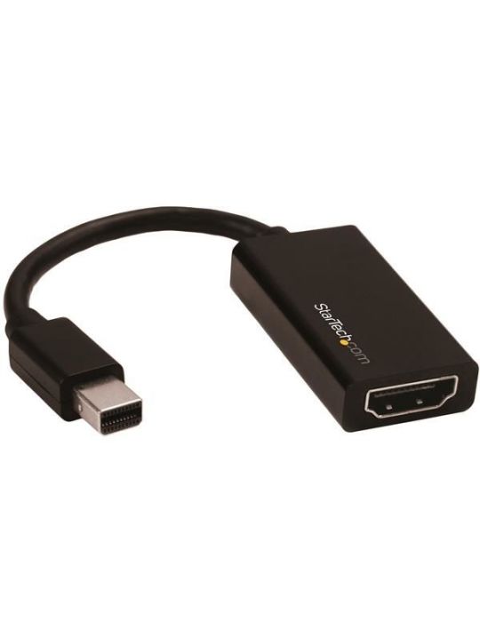 StarTech.com MDP2HD4K60S adaptor pentru cabluri video 0,148 m Mini DisplayPort HDMI Negru