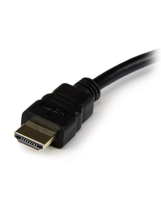 StarTech.com HD2VGAE2 adaptor pentru cabluri video Negru