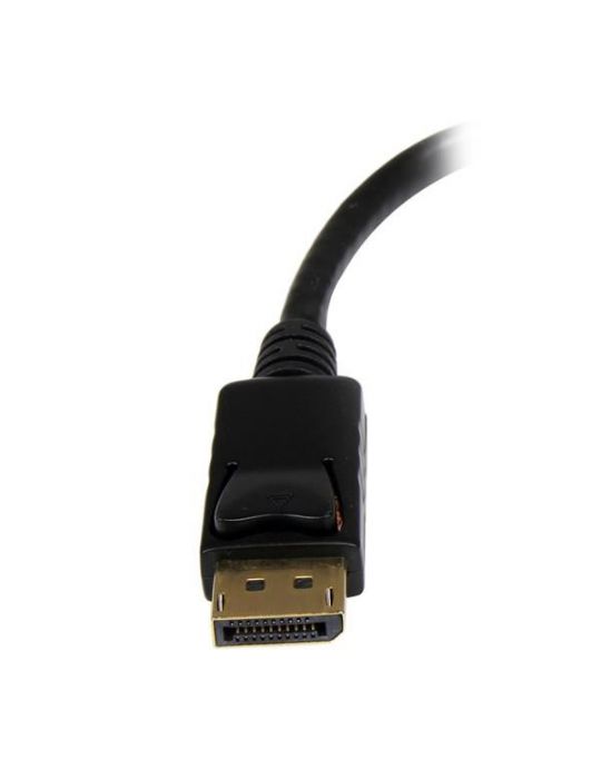 StarTech.com DP2HDMI2 adaptor pentru cabluri video 0,21 m DisplayPort HDMI Negru
