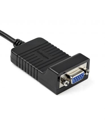 StarTech.com DP2VGA adaptor pentru cabluri video 0,08 m DisplayPort VGA (D-Sub) Negru