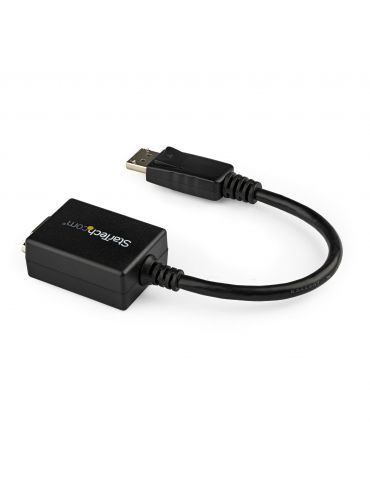 StarTech.com DP2VGA2 adaptor pentru cabluri video 0,225 m DisplayPort VGA (D-Sub) Negru