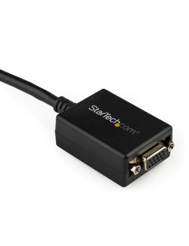 StarTech.com DP2VGA2 adaptor pentru cabluri video 0,225 m DisplayPort VGA (D-Sub) Negru