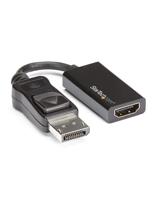 StarTech.com DP2HD4K60S adaptor pentru cabluri video 0,215 m DisplayPort HDMI Negru