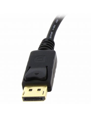 StarTech.com DP2DVI2 adaptor pentru cabluri video 0,152 m DisplayPort DVI-I Negru