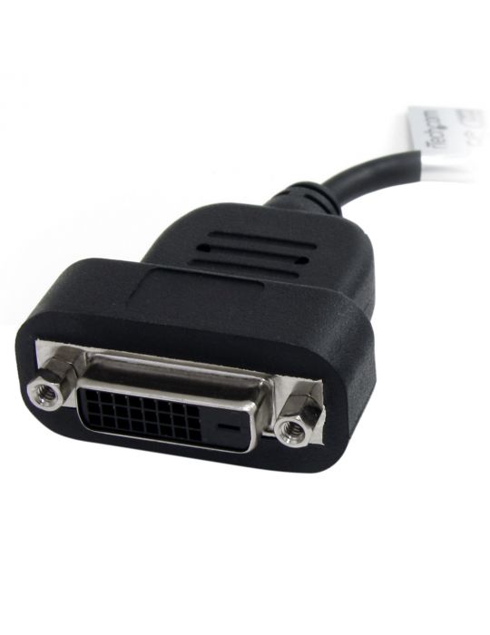 StarTech.com DP2DVIS adaptor pentru cabluri video 0,2 m DisplayPort DVI-D Negru