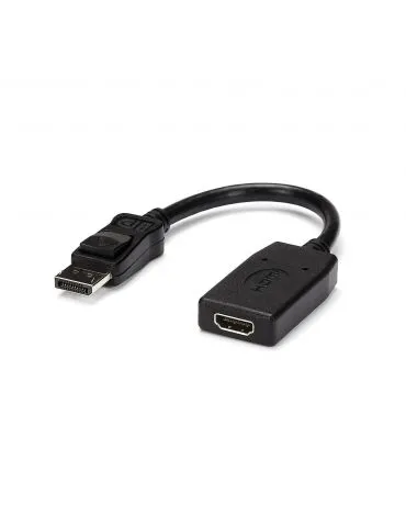 StarTech.com DP2HDMI adaptor pentru cabluri video 0,24 m HDMI Tip A (Standard) DisplayPort Negru - Tik.ro