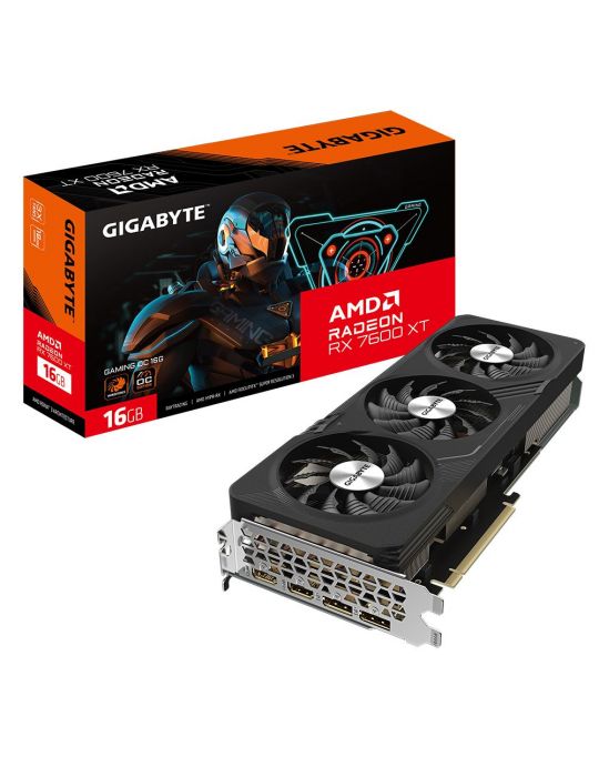 Gigabyte GAMING Radeon RX 7600 XT OC AMD 16 Giga Bites GDDR6