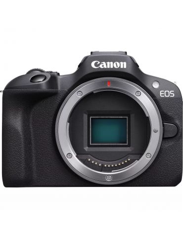 Canon EOS R100 + RF-S 18-45mm F4.5-6.3 IS STM + RF-S 55-200mm F5-7.1 IS STM Kit MILC 24,1 MP CMOS 6000 x 4000 Pixel Negru