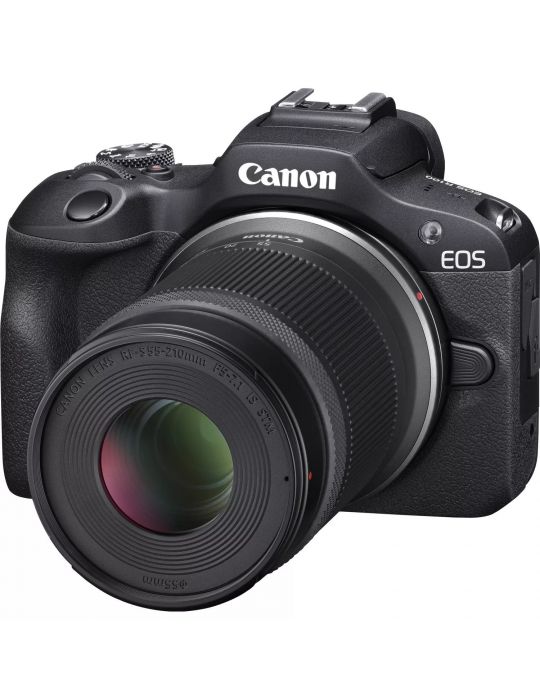 Canon EOS R100 + RF-S 18-45mm F4.5-6.3 IS STM + RF-S 55-200mm F5-7.1 IS STM Kit MILC 24,1 MP CMOS 6000 x 4000 Pixel Negru