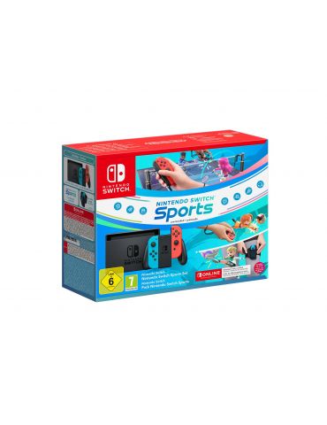 Nintendo Switch consolă portabilă de jocuri 15,8 cm (6.2") 32 Giga Bites Ecran tactil Wi-Fi Albastru, Gri, Roşu - Tik.ro