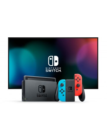 Nintendo Switch consolă portabilă de jocuri 15,8 cm (6.2") 32 Giga Bites Ecran tactil Wi-Fi Albastru, Gri, Roşu
