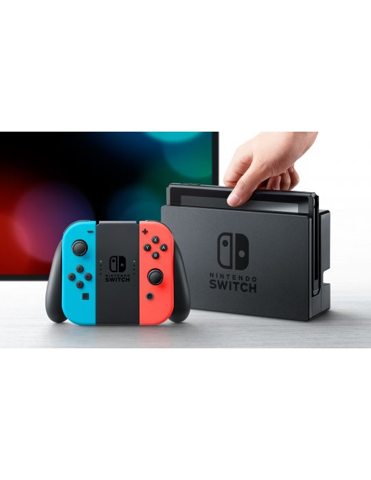 Nintendo Switch consolă portabilă de jocuri 15,8 cm (6.2") 32 Giga Bites Ecran tactil Wi-Fi Albastru, Gri, Roşu