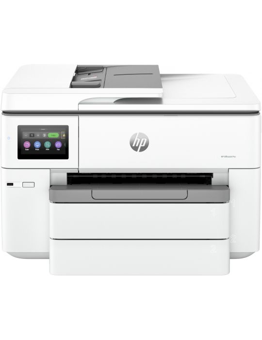 HP OfficeJet Pro Imprimantă HP 9730e Wide Format All-in-One, Color, Imprimanta pentru Birou mic, Imprimare, copiere, scanare,